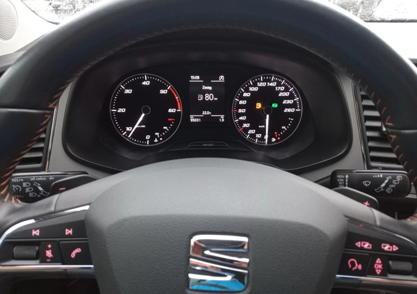 Seat Leon cena 64700 przebieg: 95765, rok produkcji 2015 z Włoszczowa małe 742